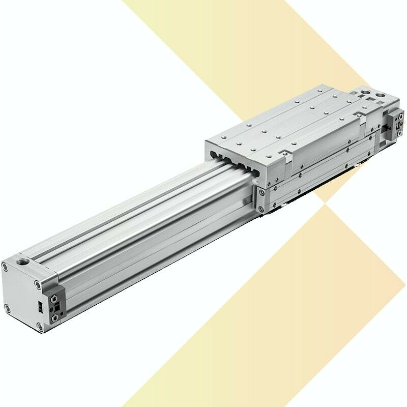 Gold stripes pneumatic linear actuators