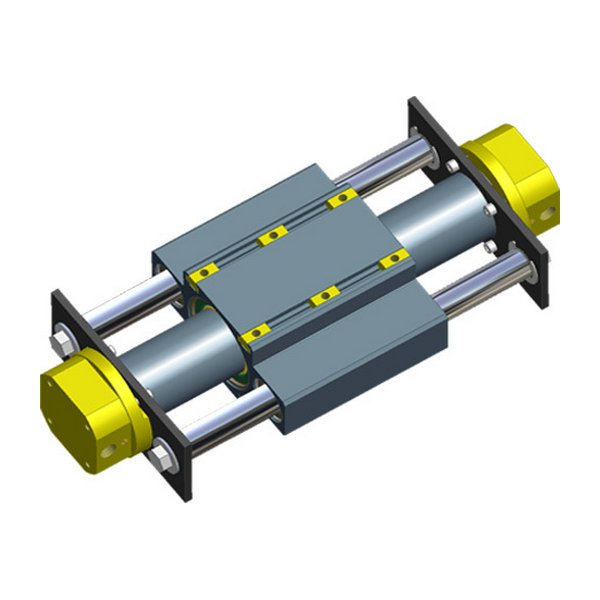 Custom guided magtec pneumatic actuator