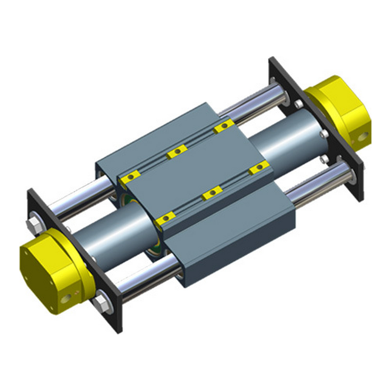 Custom guided magtec pneumatic actuator